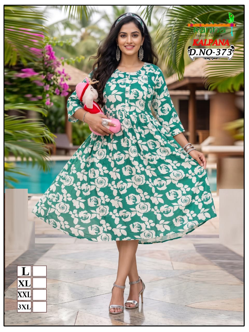 Kalpana Liva Kanha Reyon Feeding Kurtis Wholesaler Ahmedabad