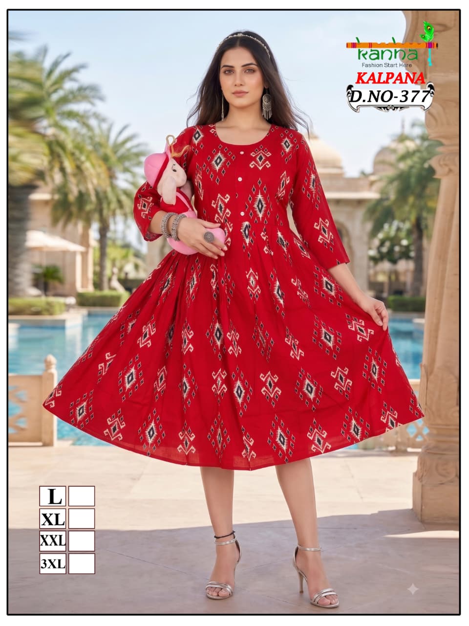 Kalpana Liva Kanha Reyon Feeding Kurtis Wholesaler Ahmedabad