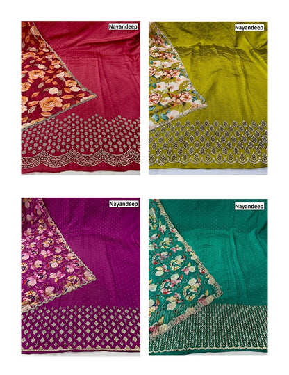 Kalpana Nayandeep Organza Salwar Suits Wholesale Price