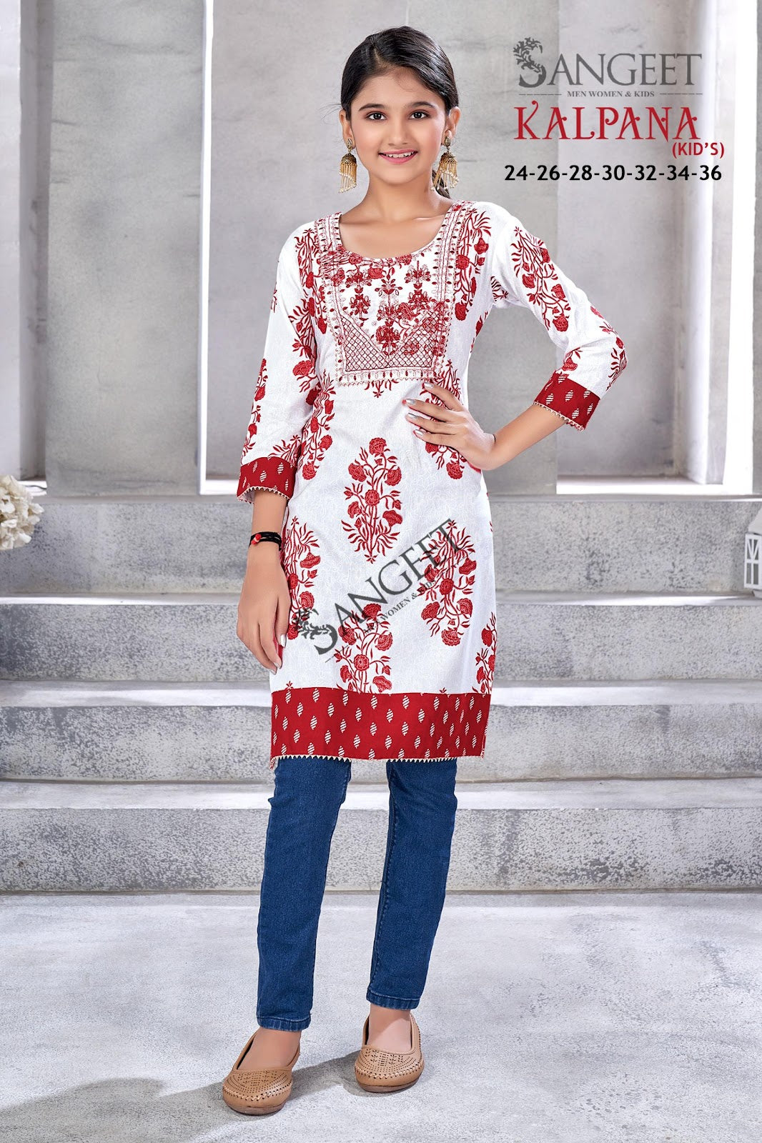 Kalpana Sangeet Heavy Rayon Girls Kurti Wholesale Price