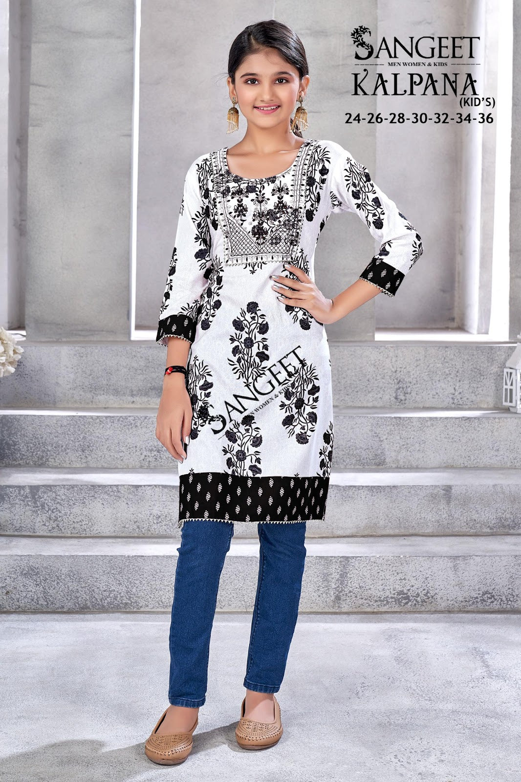 Kalpana Sangeet Heavy Rayon Girls Kurti Wholesale Price