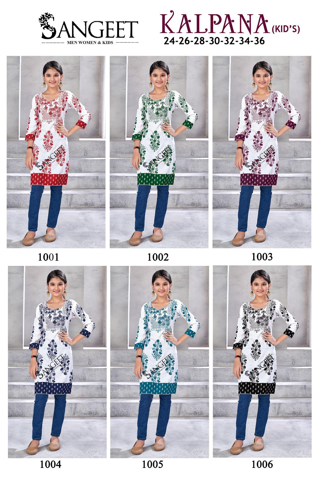 Kalpana Sangeet Heavy Rayon Girls Kurti Wholesale Price