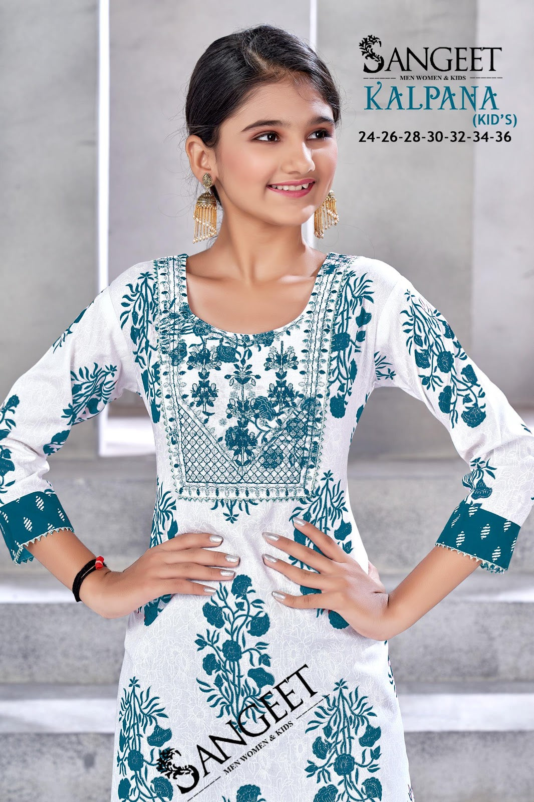 Kalpana Sangeet Heavy Rayon Girls Kurti Wholesale Price