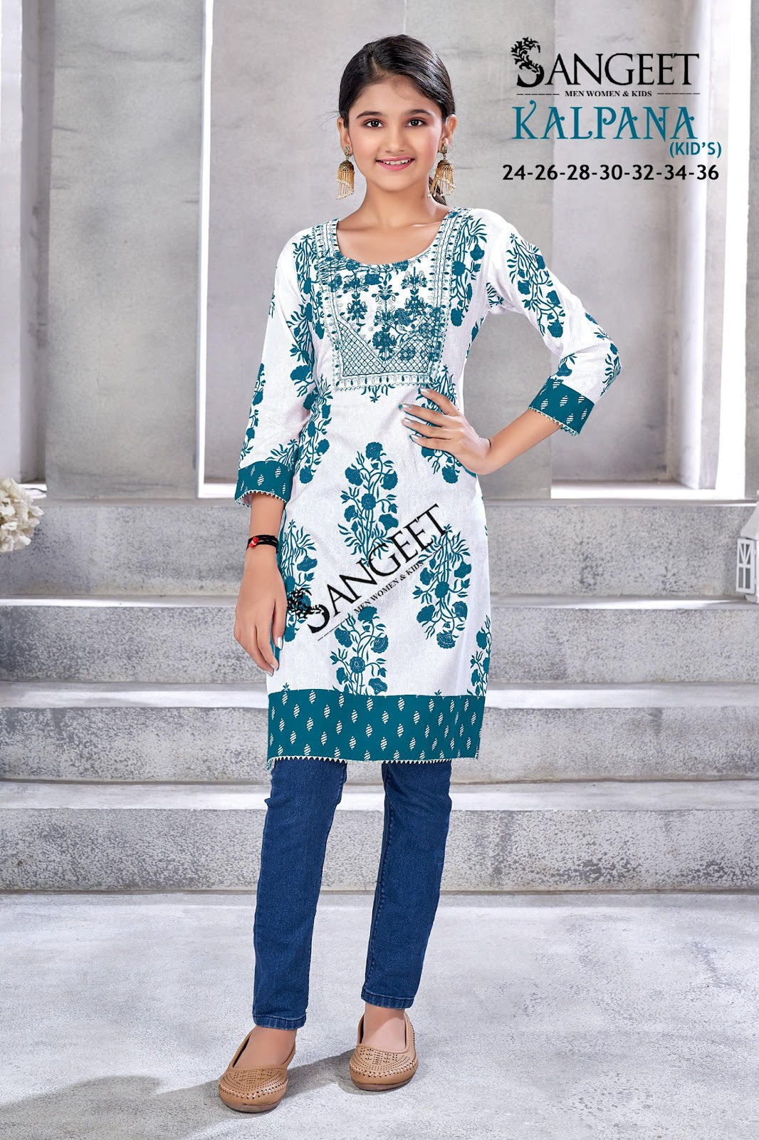Kalpana Sangeet Heavy Rayon Girls Kurti Wholesale Price