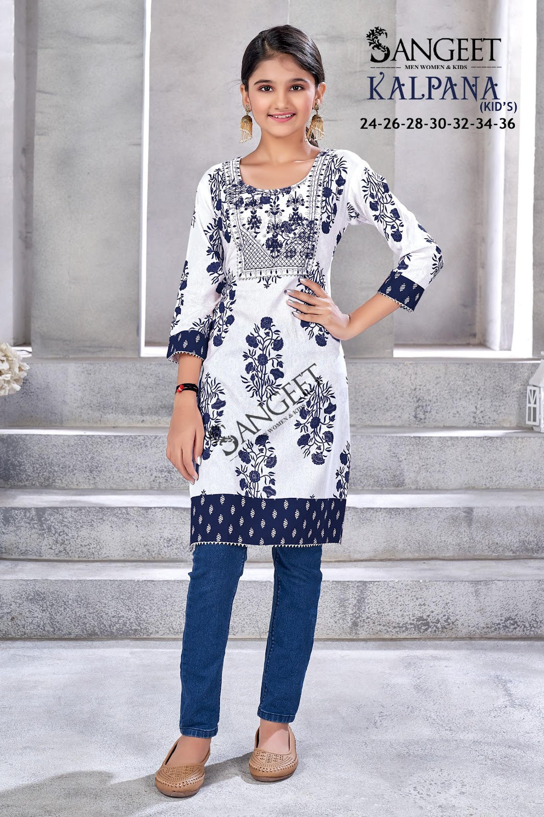 Kalpana Sangeet Heavy Rayon Girls Kurti Wholesale Price