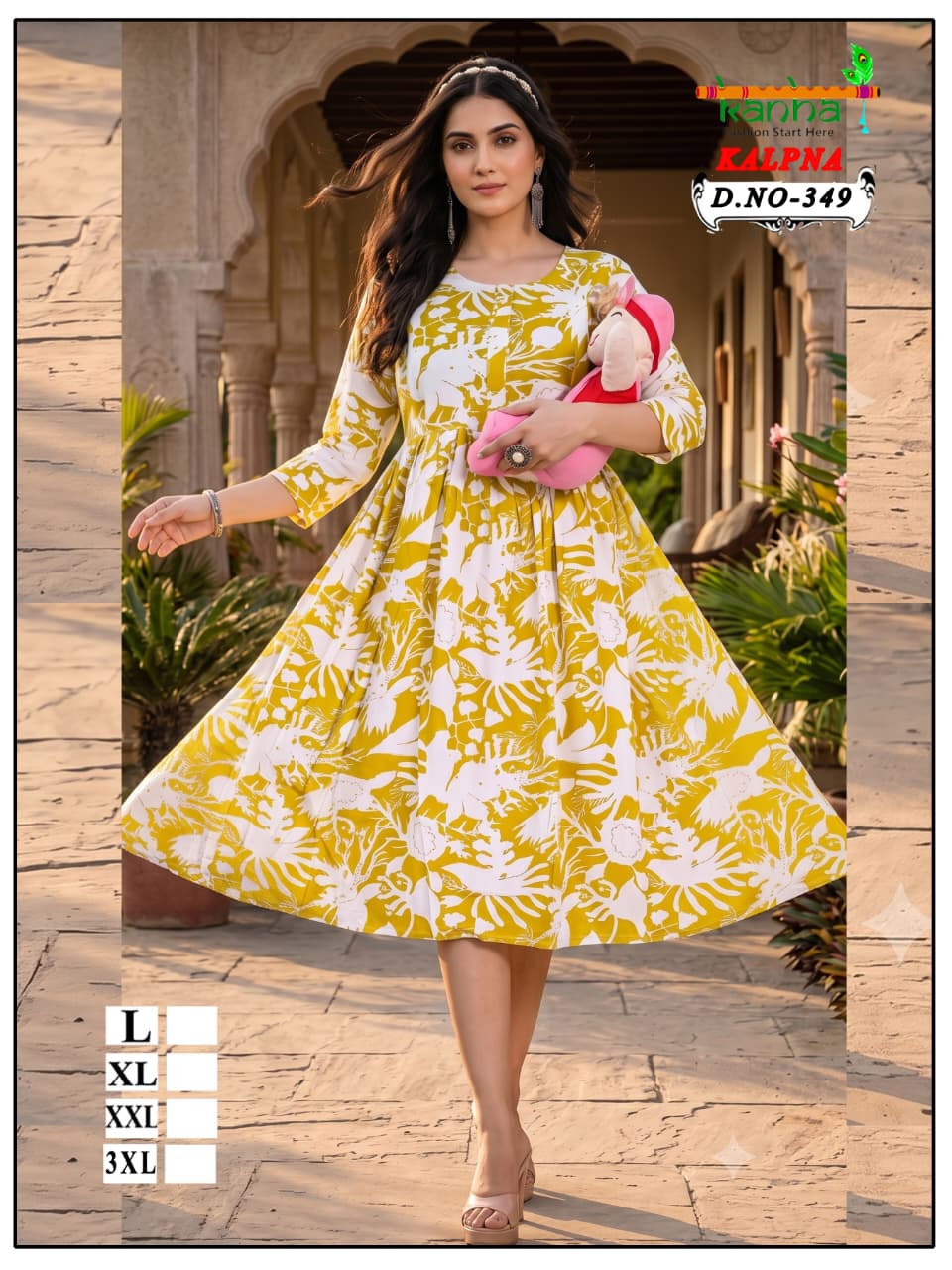 Kalpna Kanha Reyon Feeding Kurtis Supplier
