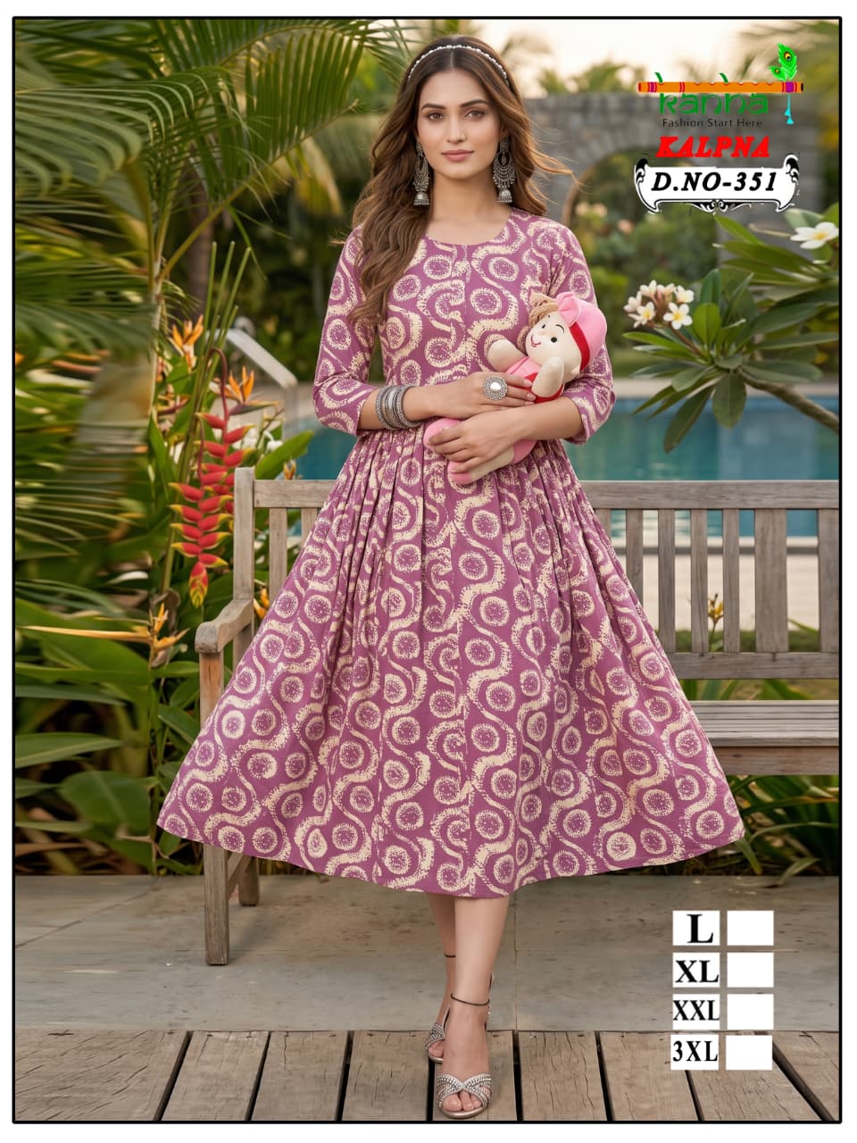 Kalpna Kanha Reyon Feeding Kurtis Supplier