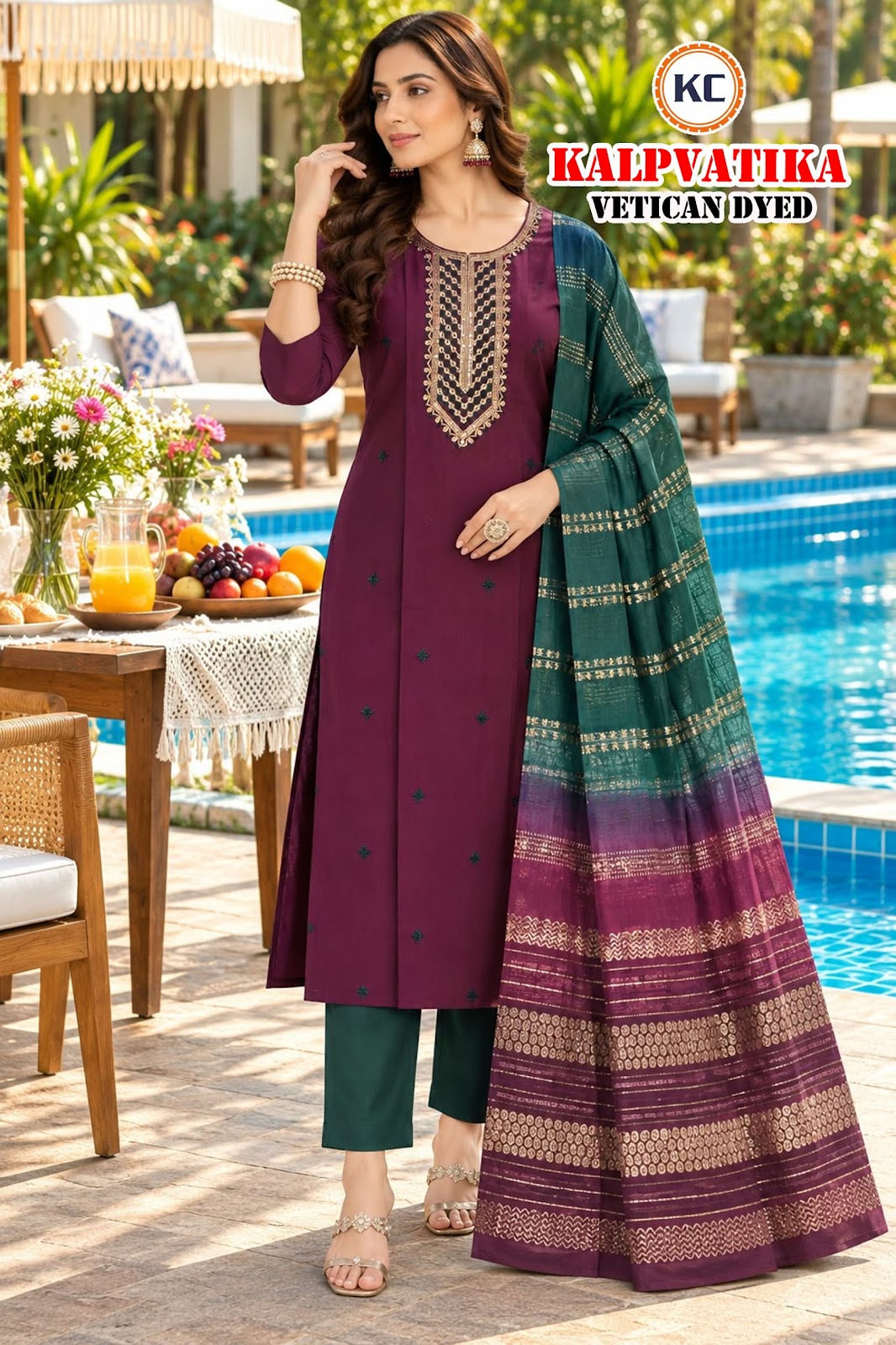 Kalpvatika Vol 8 Kc Vatican Readymade Pant Style Suits Wholesaler Gujarat