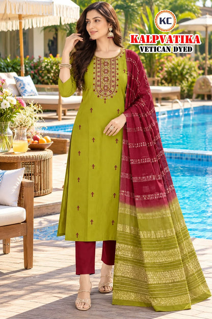 Kalpvatika Vol 8 Kc Vatican Readymade Pant Style Suits Wholesaler Gujarat