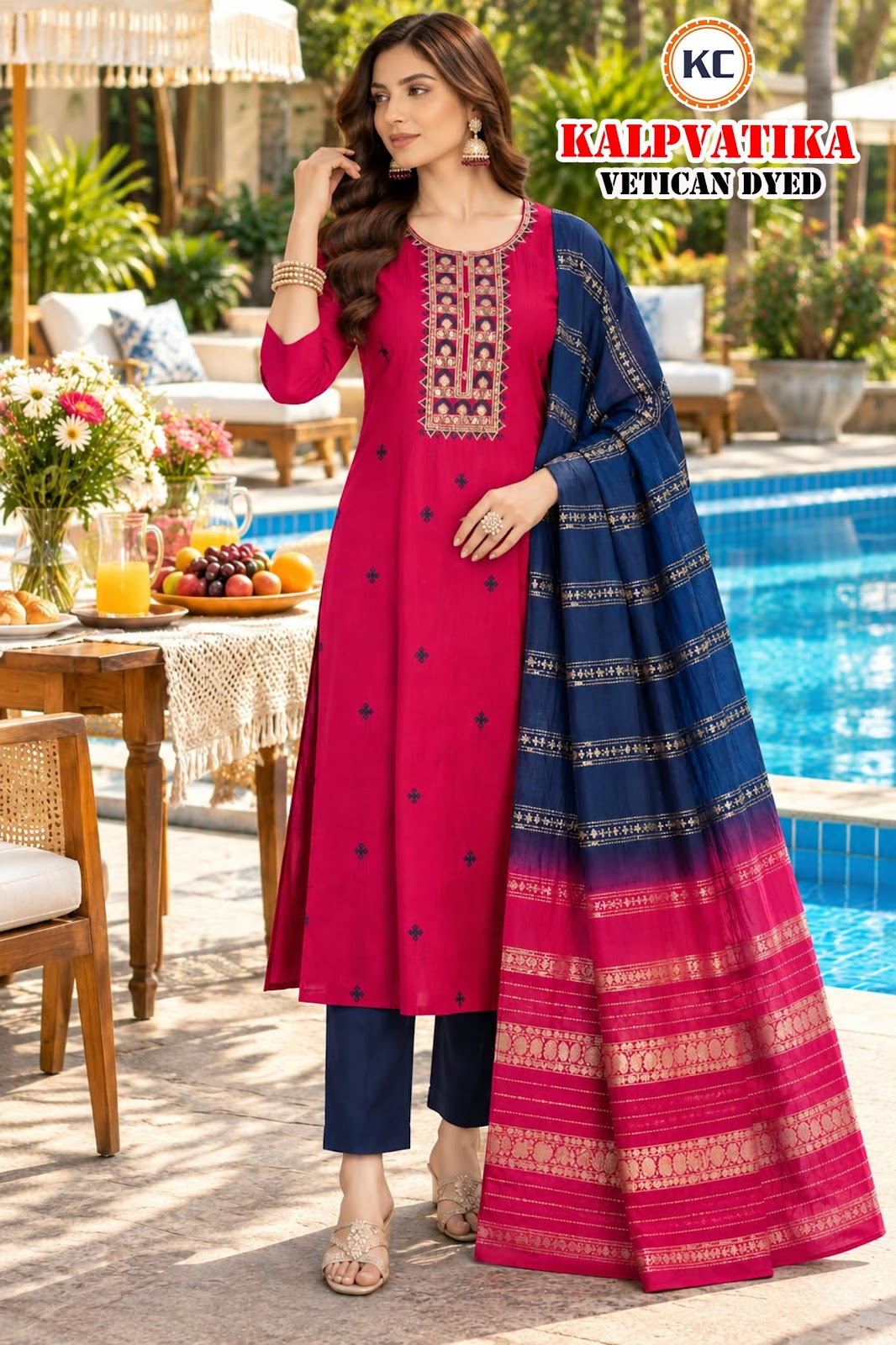 Kalpvatika Vol 8 Kc Vatican Readymade Pant Style Suits Wholesaler Gujarat