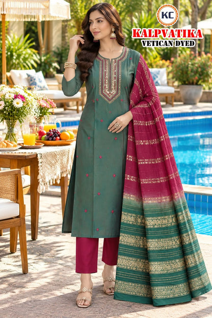 Kalpvatika Vol 8 Kc Vatican Readymade Pant Style Suits Wholesaler Gujarat