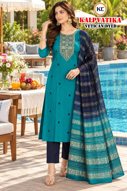 Kalpvatika Vol 8 Kc Vatican Readymade Pant Style Suits Wholesaler Gujarat