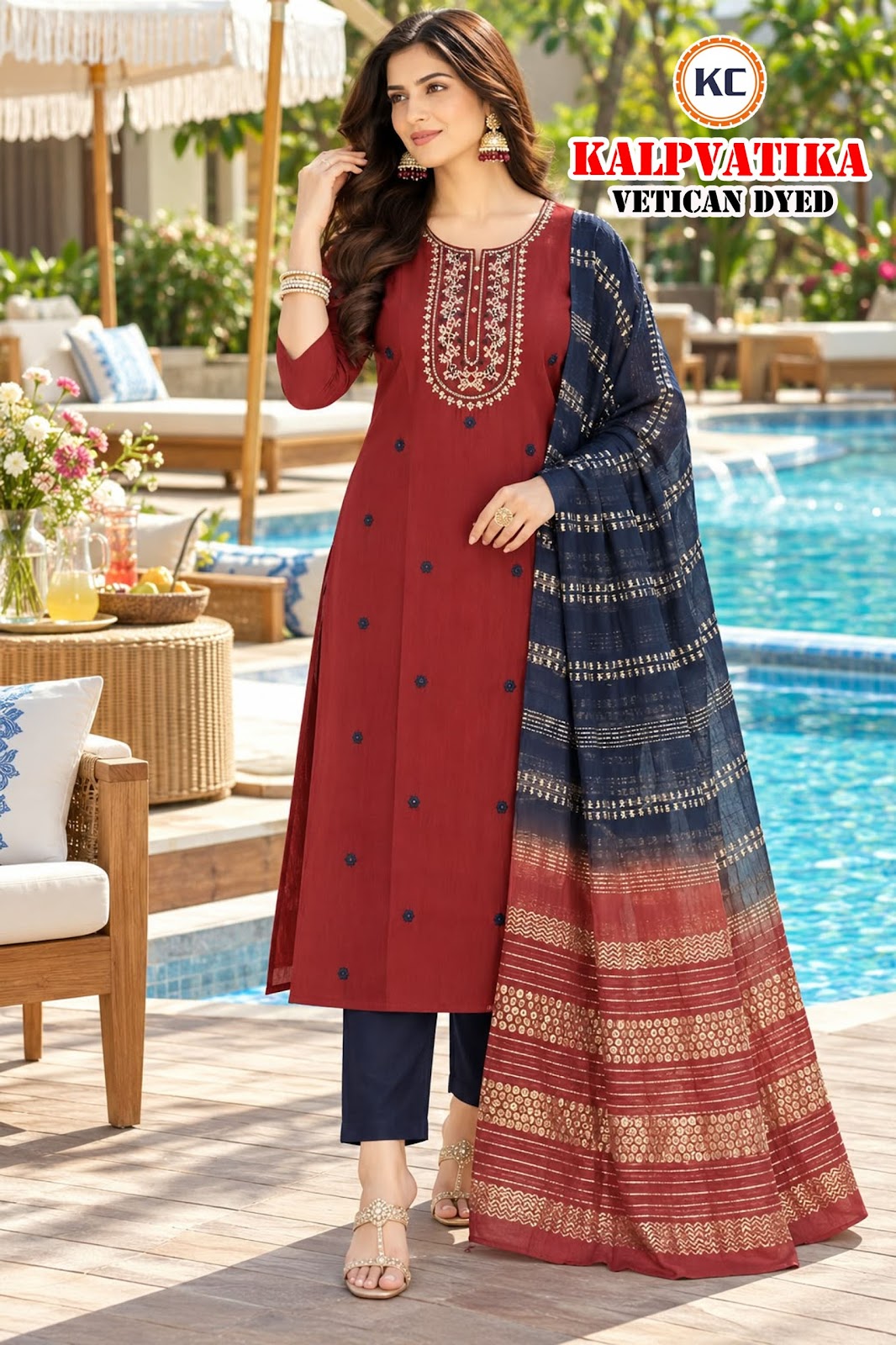 Kalpvatika Vol 8 Kc Vatican Readymade Pant Style Suits Wholesaler Gujarat