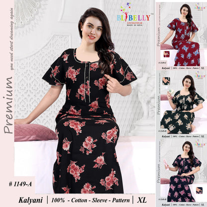 Kalyani Belly Cotton Night Gowns Manufacturer