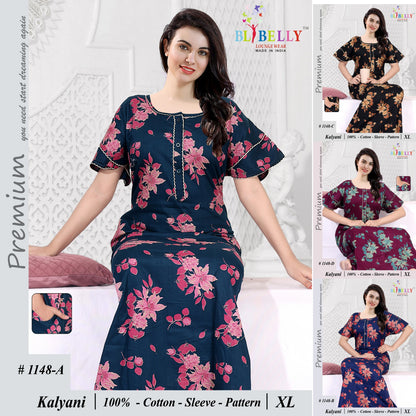 Kalyani Belly Cotton Night Gowns Manufacturer