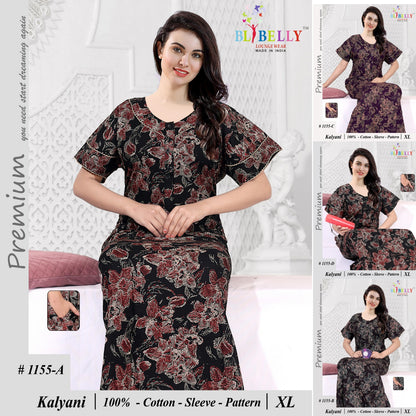 Kalyani Belly Cotton Night Gowns Manufacturer