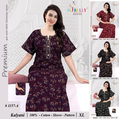 Kalyani Belly Cotton Night Gowns Manufacturer