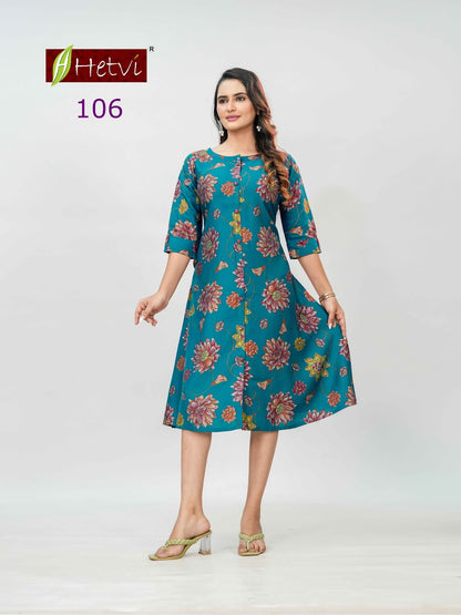 Kalyani Hetvi Knee Length Kurtis Supplier Gujarat