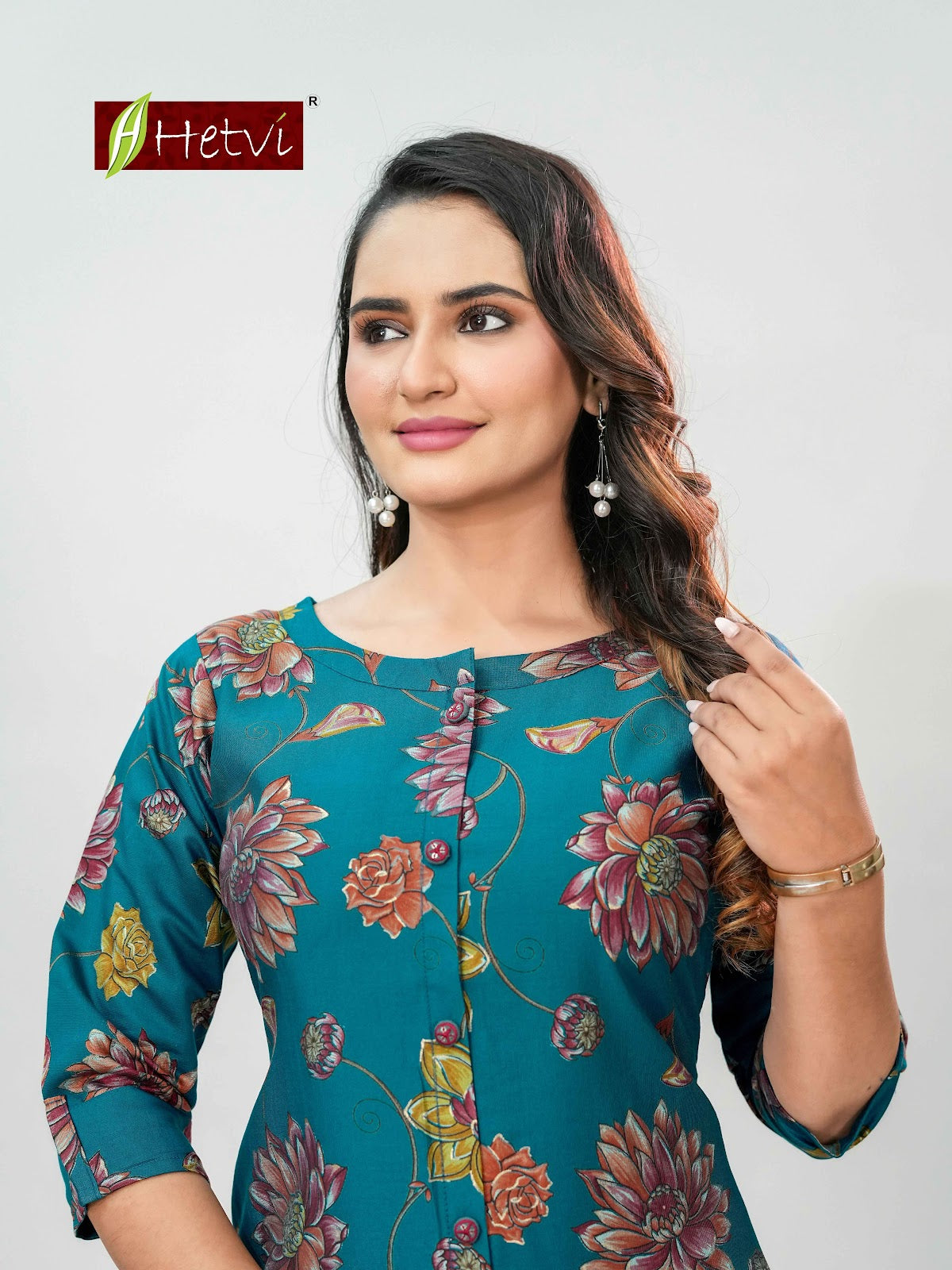 Kalyani Hetvi Knee Length Kurtis Supplier Gujarat