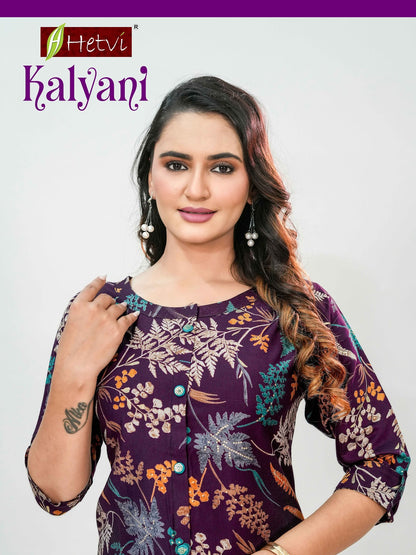 Kalyani Hetvi Knee Length Kurtis Supplier Gujarat