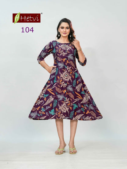 Kalyani Hetvi Knee Length Kurtis Supplier Gujarat