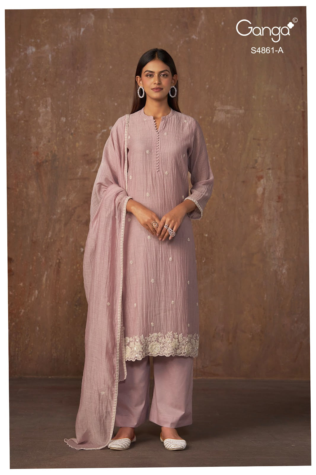 Kalyani S4861 Ganga Banarasi Pant Style Suits Supplier India