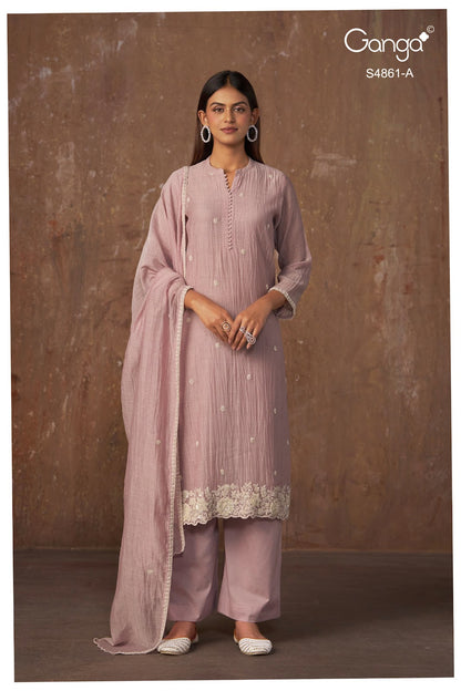 Kalyani S4861 Ganga Banarasi Pant Style Suits Supplier India