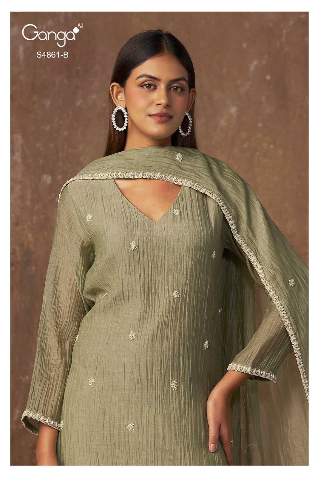 Kalyani S4861 Ganga Banarasi Pant Style Suits Supplier India