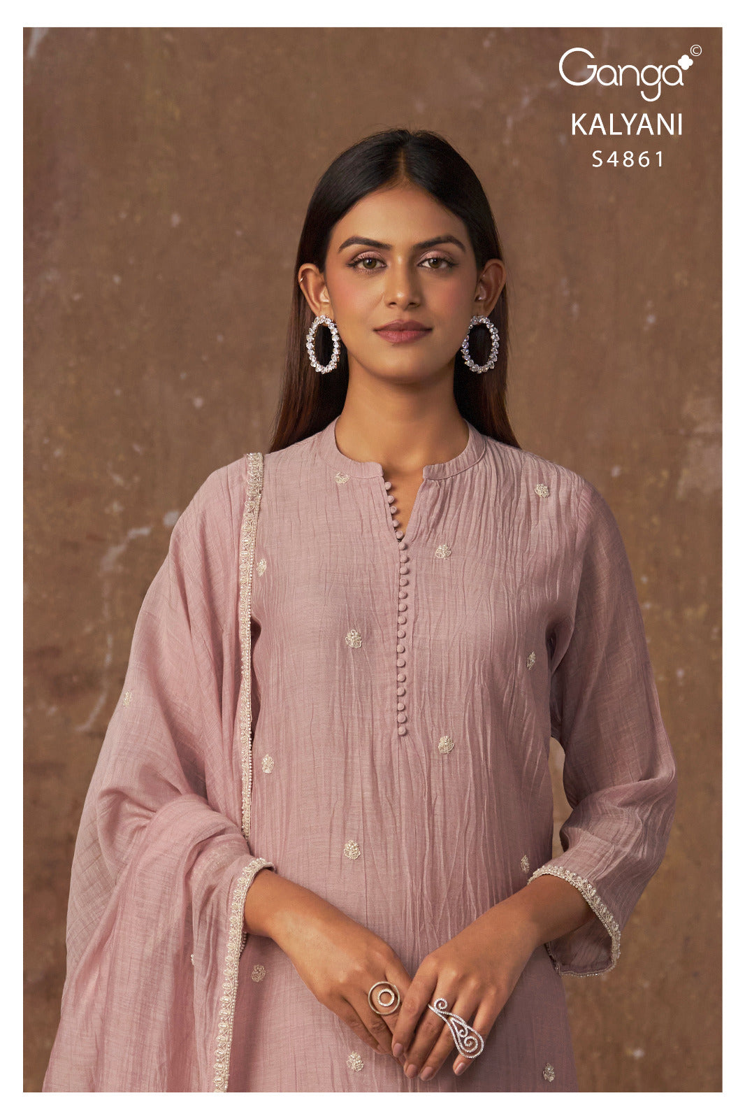 Kalyani S4861 Ganga Banarasi Pant Style Suits Supplier India