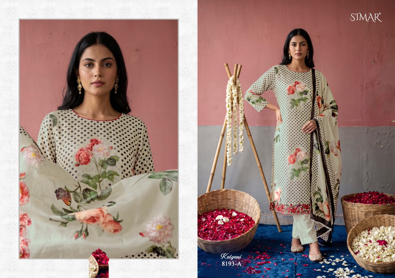 Kalyani Simar Mal Pant Style Suits Wholesaler Ahmedabad