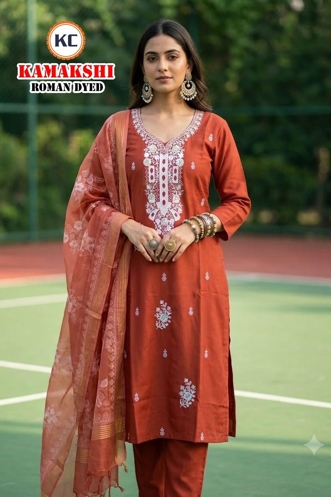 Kamakshi Vol 1 Kc Roman Silk Readymade Pant Style Suits Manufacturer