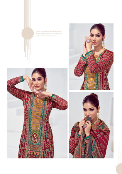 Kamakshi Vol 2 Suryajyoti Jam Satin Pant Style Suits Supplier Gujarat