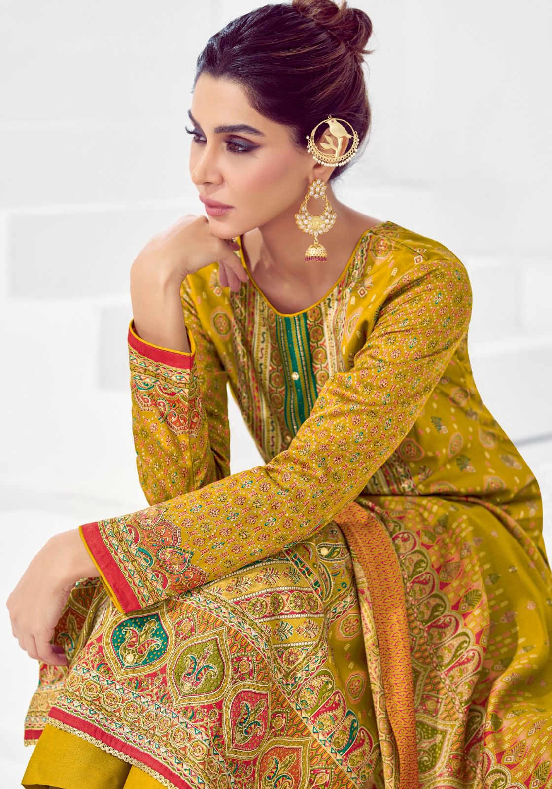 Kamakshi Vol 2 Suryajyoti Jam Satin Pant Style Suits Supplier Gujarat