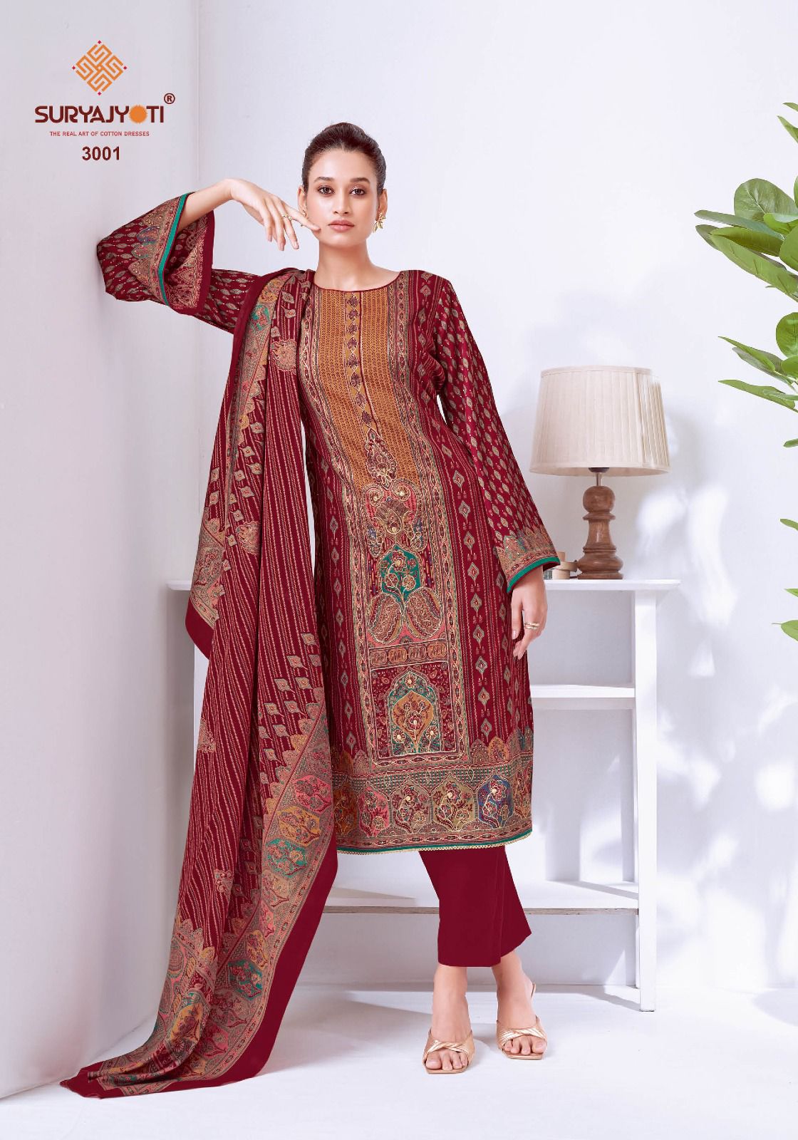 Kamakshi Vol 3 Suryajyoti Jam Satin Pant Style Suits Supplier Gujarat