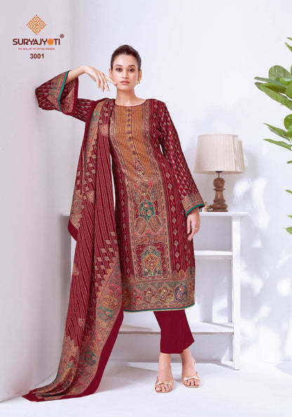 Kamakshi Vol 3 Suryajyoti Jam Satin Pant Style Suits Supplier Gujarat