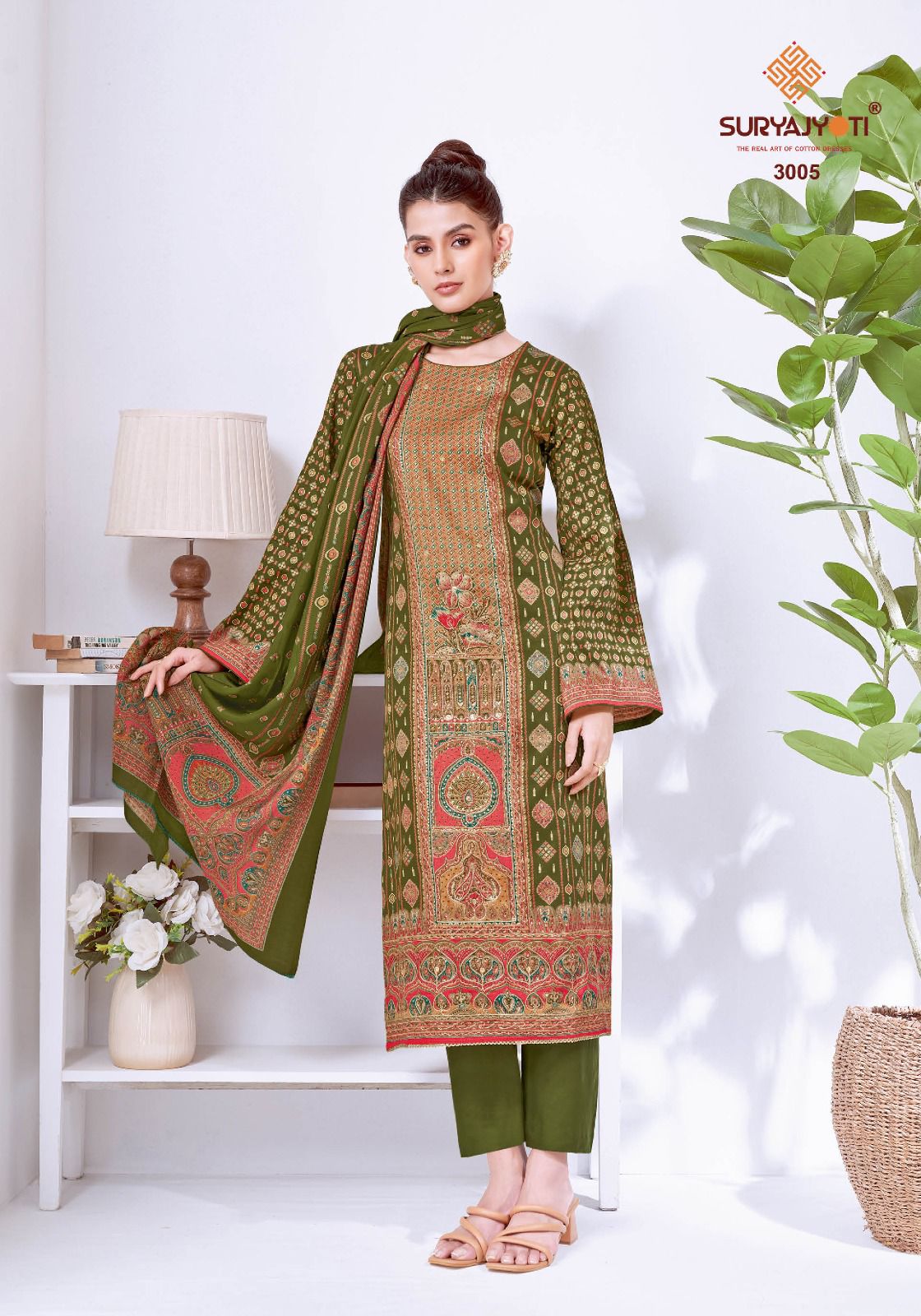 Kamakshi Vol 3 Suryajyoti Jam Satin Pant Style Suits Supplier Gujarat
