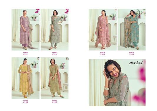 Kamal Jay Vijay Georgette Pant Style Suits Wholesale Rate