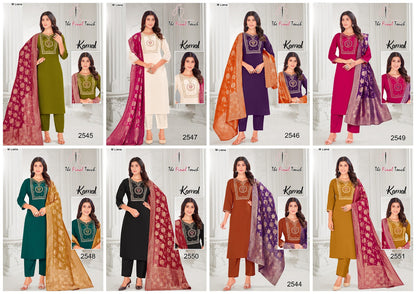 Kamal M Liana Roman Readymade Pant Style Suits Exporter India