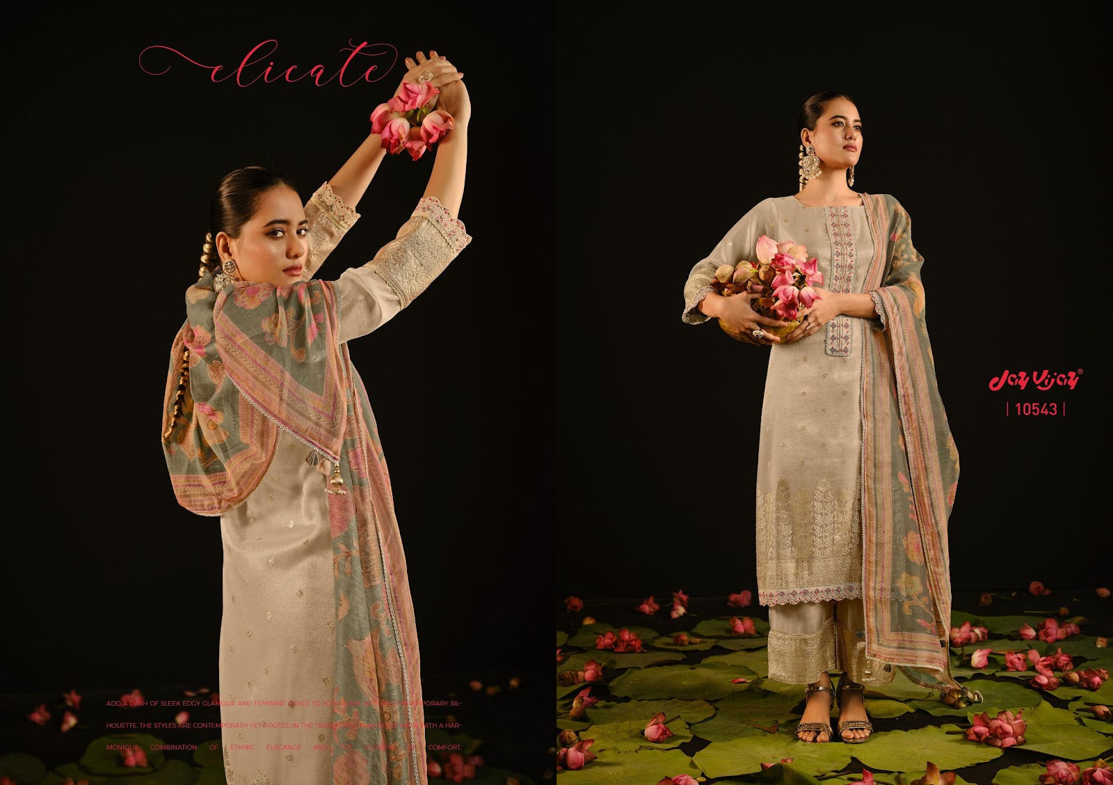 Kamalnayni Jay Vijay Plazzo Style Suits Wholesale