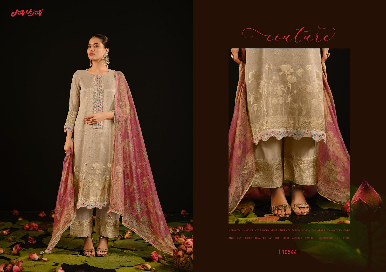 Kamalnayni Jay Vijay Plazzo Style Suits Wholesale