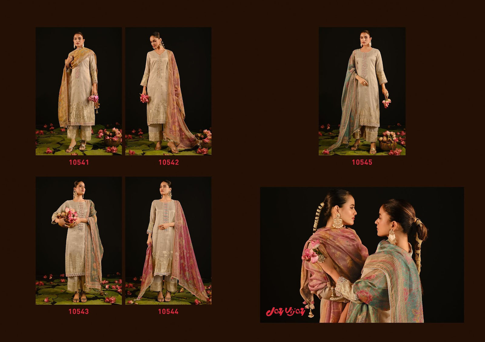 Kamalnayni Jay Vijay Plazzo Style Suits Wholesale