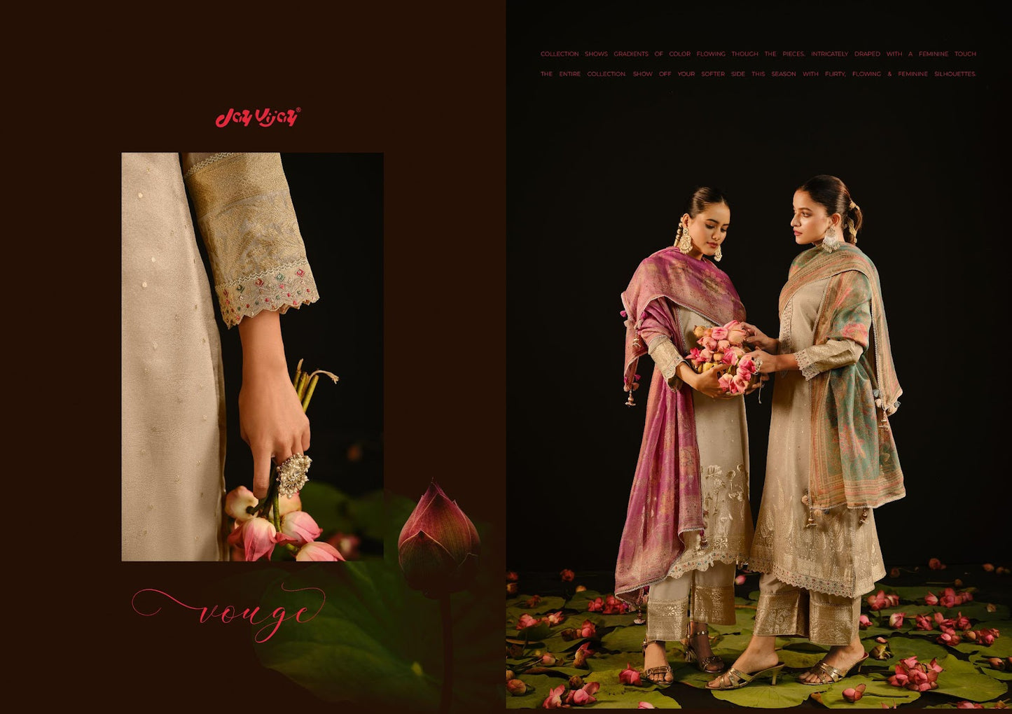 Kamalnayni Jay Vijay Plazzo Style Suits Wholesale