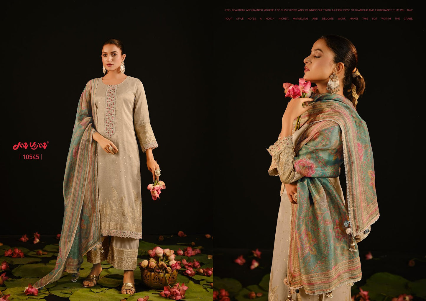 Kamalnayni Jay Vijay Plazzo Style Suits Wholesale