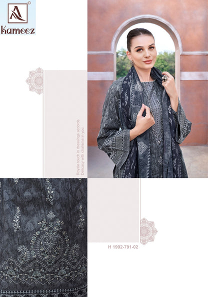 Kameez Alok Cambric Cotton Karachi Salwar Suits Wholesale Rate