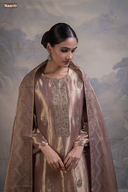 Kamil 2868 Naariti Silk Jacquard Pant Style Suits Exporter