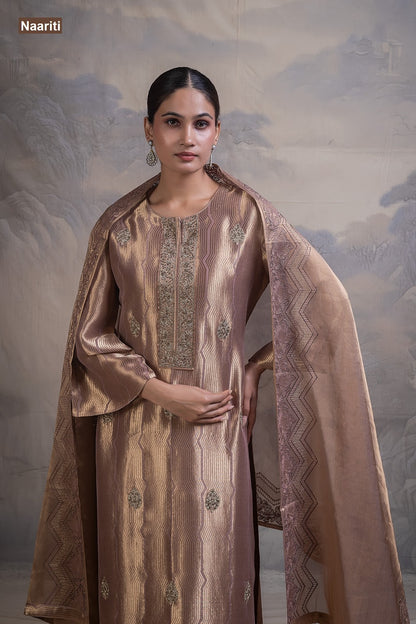 Kamil 2868 Naariti Silk Jacquard Pant Style Suits Exporter
