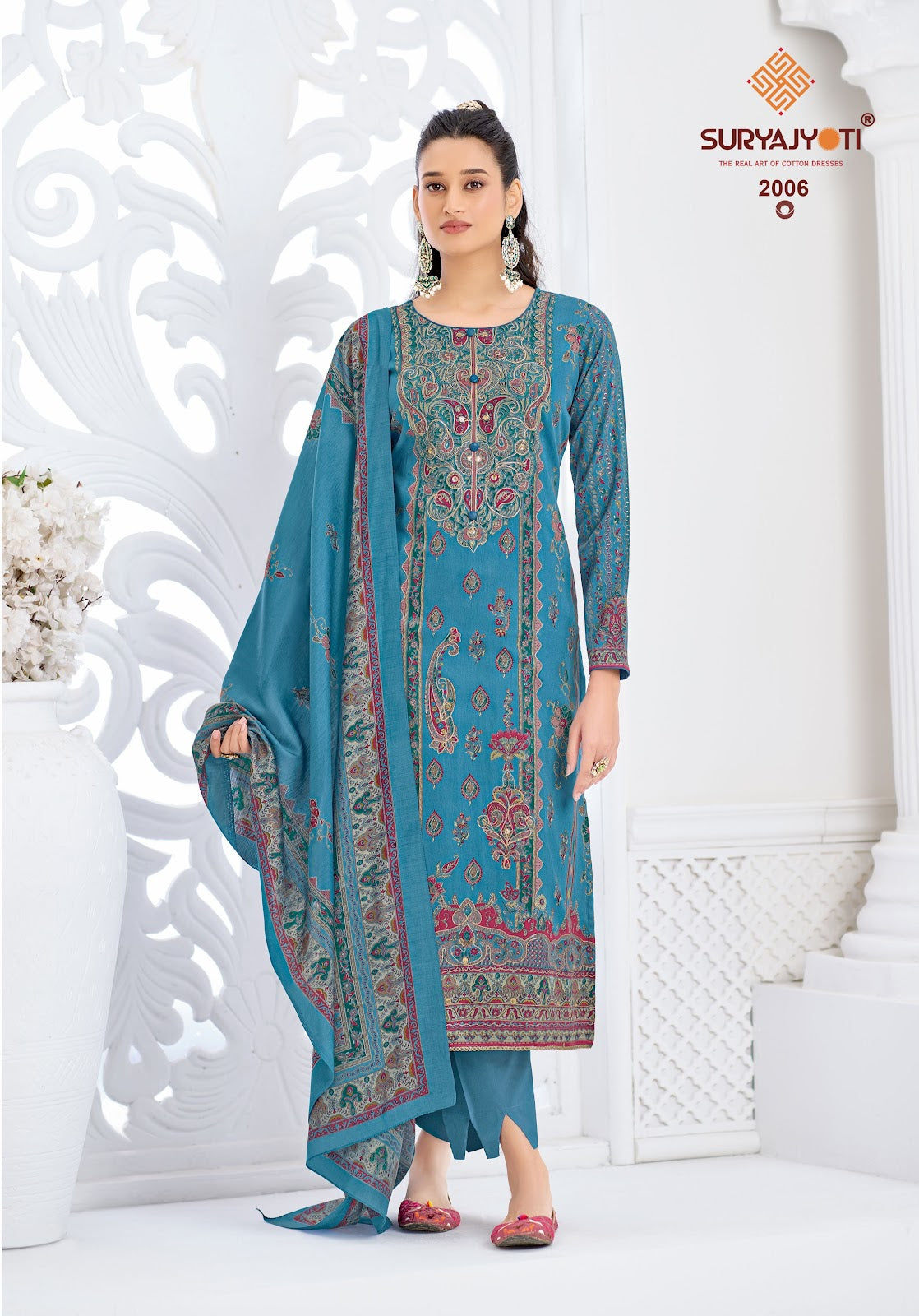 Kamila Vol 2 Suryajyoti Jam Satin Pant Style Suits Wholesale Price