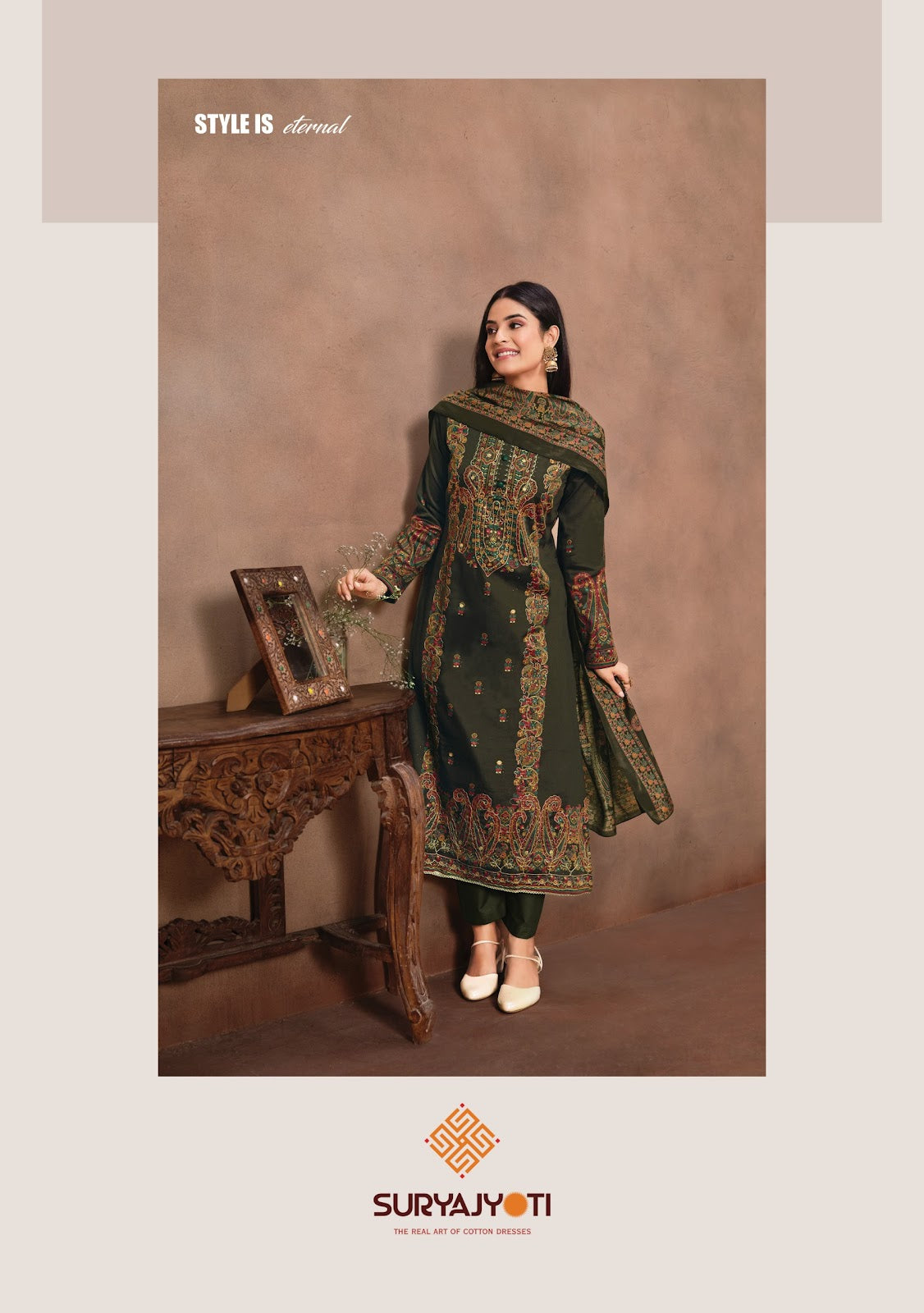 Kamila Vol 3 Suryajyoti Jaam Satin Pant Style Suits Wholesaler Ahmedabad