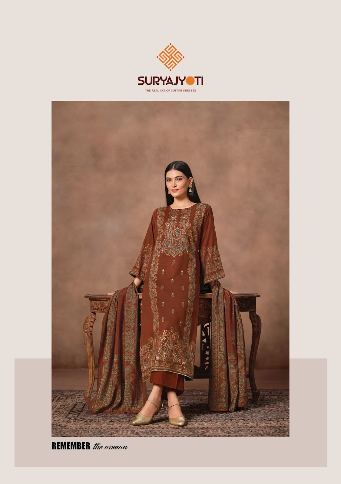 Kamila Vol 3 Suryajyoti Jaam Satin Pant Style Suits Wholesaler Ahmedabad