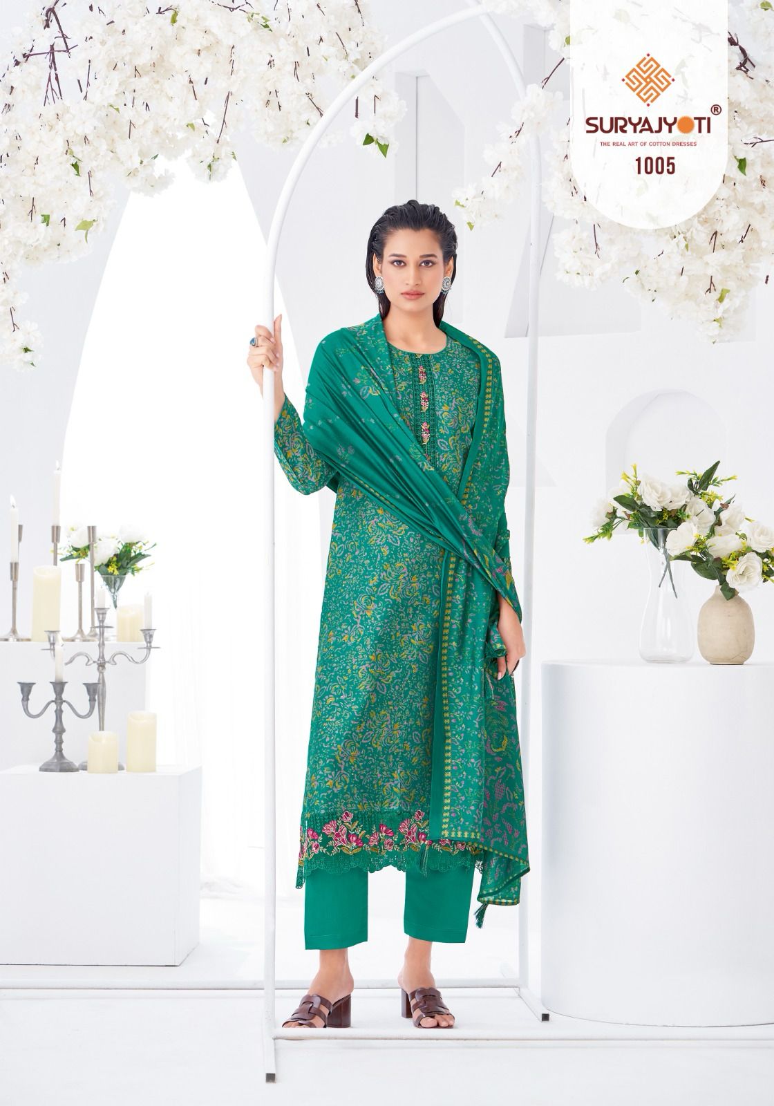 Kamla Vol 1 Suryajyoti Modal Pant Style Suits Exporter Ahmedabad